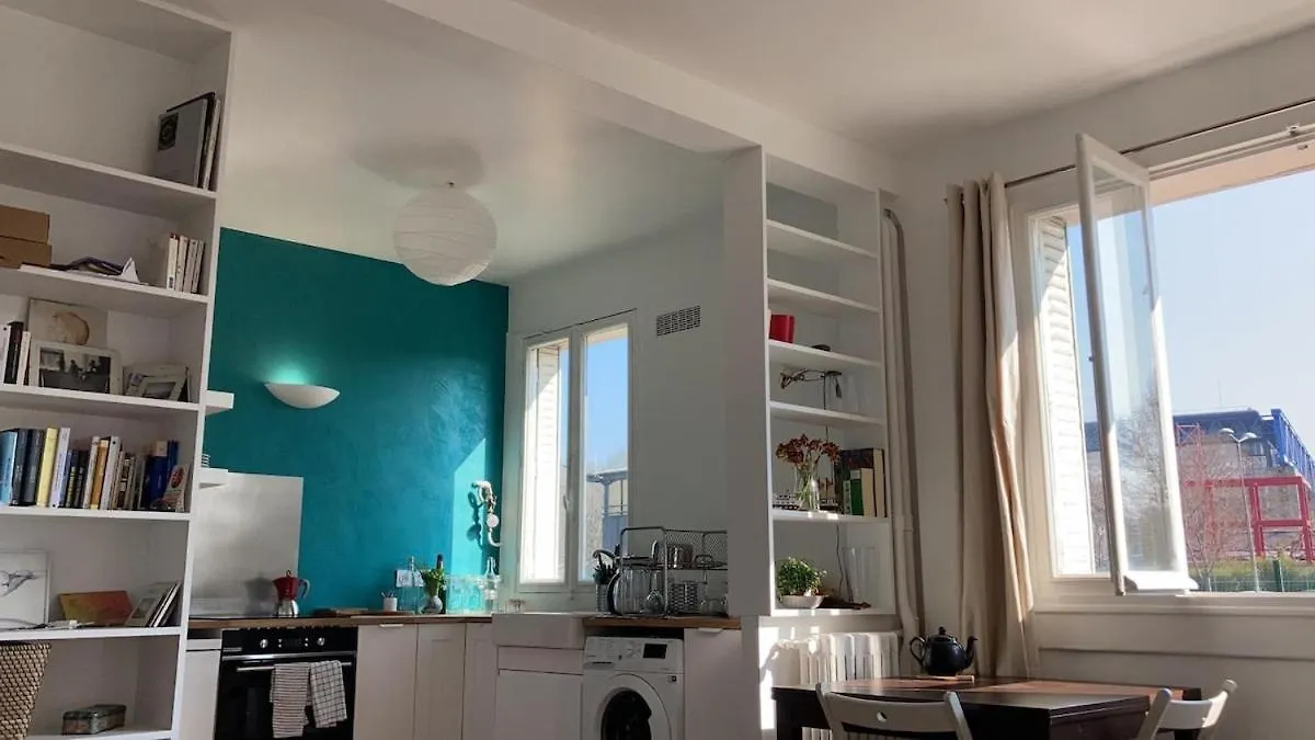 Apartment Beautiful Studio On The Banks Of The Ourcq Canal Paris